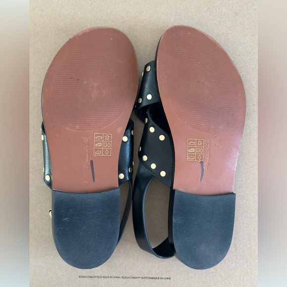 Madewell The Tuley Crossover Sandal in True Black, Size 7.5 - Picture 12 of 12